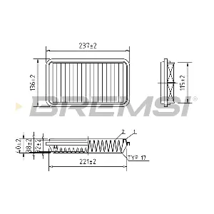 FA1692 BREMSI