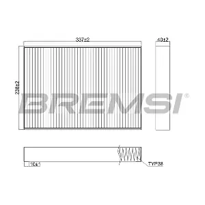 BREMSI FC0952A