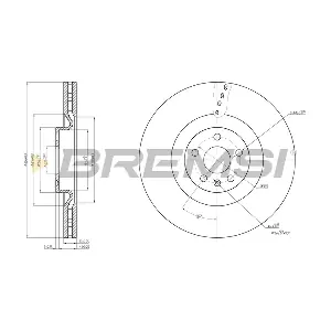 BREMSI CD7323V