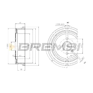 BREMSI CR5560