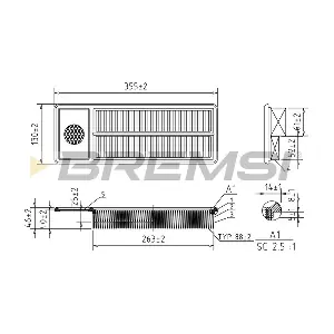 BREMSI FA2409