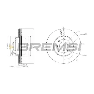 BREMSI CD7603V
