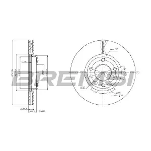 BREMSI CD7191V