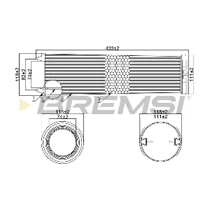 BREMSI FA1055