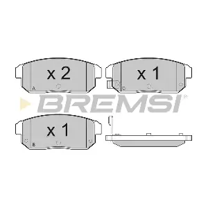 BREMSI BP3184