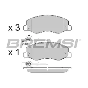 BREMSI BP3440