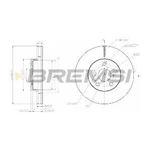 BREMSI CD7882V