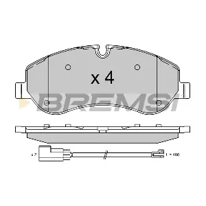 BREMSI BP3525