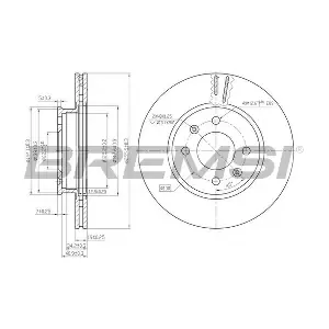 BREMSI CD7636V