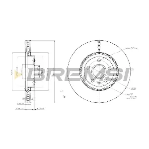 BREMSI CD7723V
