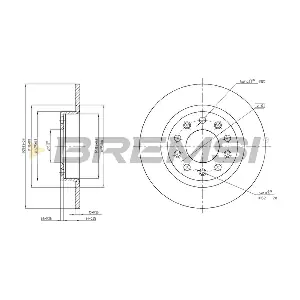 BREMSI CD8333S