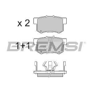 BREMSI BP3374