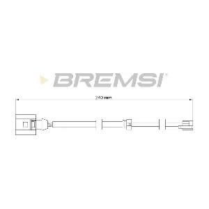 BREMSI WI0726