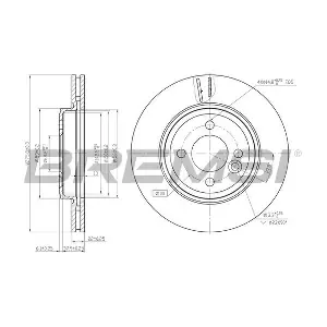 BREMSI CD7127V