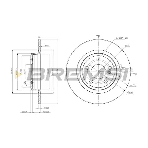 BREMSI CD8486S