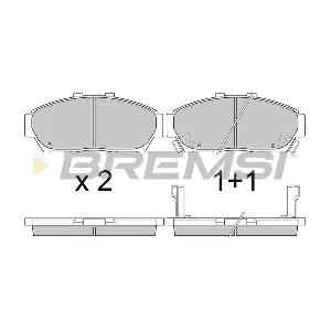 BREMSI BP2736