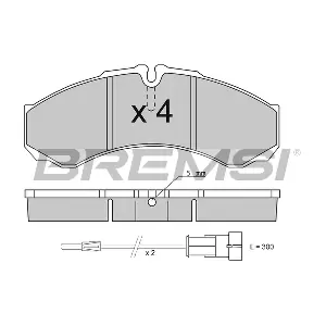 BREMSI BP2706