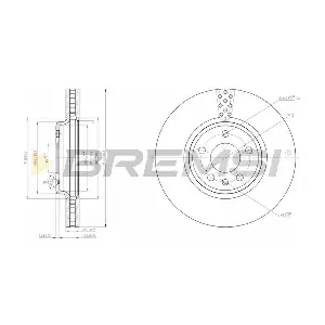 BREMSI CD7664V