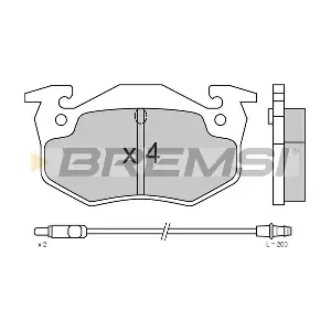 BREMSI BP2338