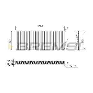 BREMSI FC1329