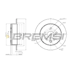 BREMSI CD7815S