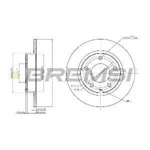 BREMSI CD6524S