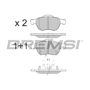 BREMSI BP3085