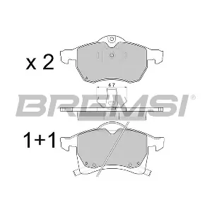 BREMSI BP2811