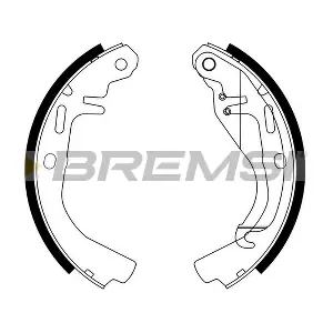 BREMSI GF0348