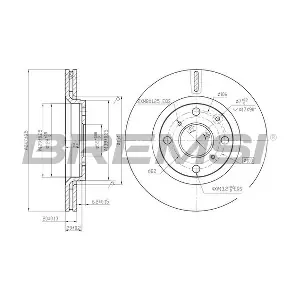 BREMSI CD7527V
