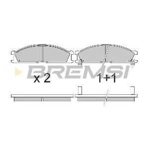 BREMSI BP2370