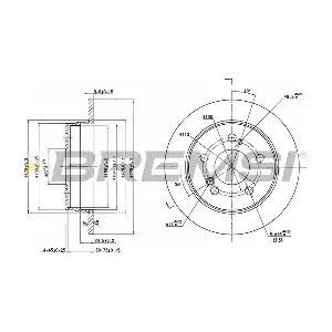BREMSI CD6122S