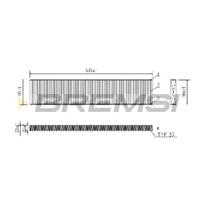 BREMSI FC0960