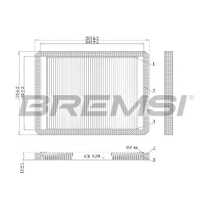 BREMSI FC1547