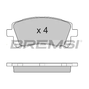 BREMSI BP2819