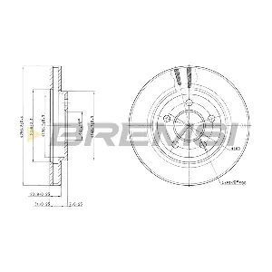 BREMSI CD8001V