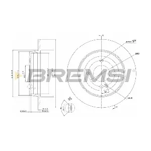 BREMSI CD8090S