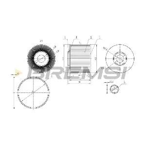 BREMSI FE0343