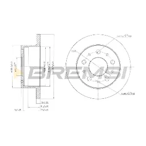 BREMSI CD7145S