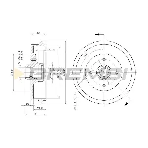 BREMSI CR5244