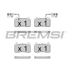 BREMSI BP3833