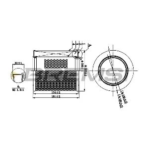BREMSI FA1260
