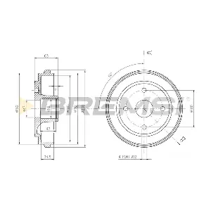 BREMSI CR5603
