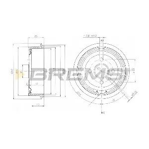 BREMSI CR5138
