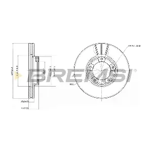 BREMSI CD6416V
