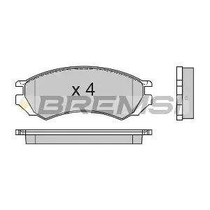 BREMSI BP2468
