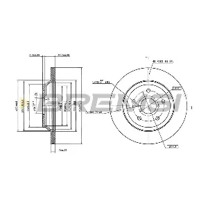 CD8008V BREMSI