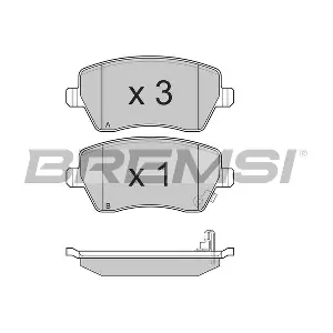BREMSI BP3248