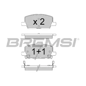 BREMSI BP3772