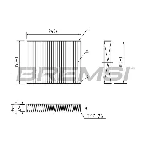 BREMSI FC0092A